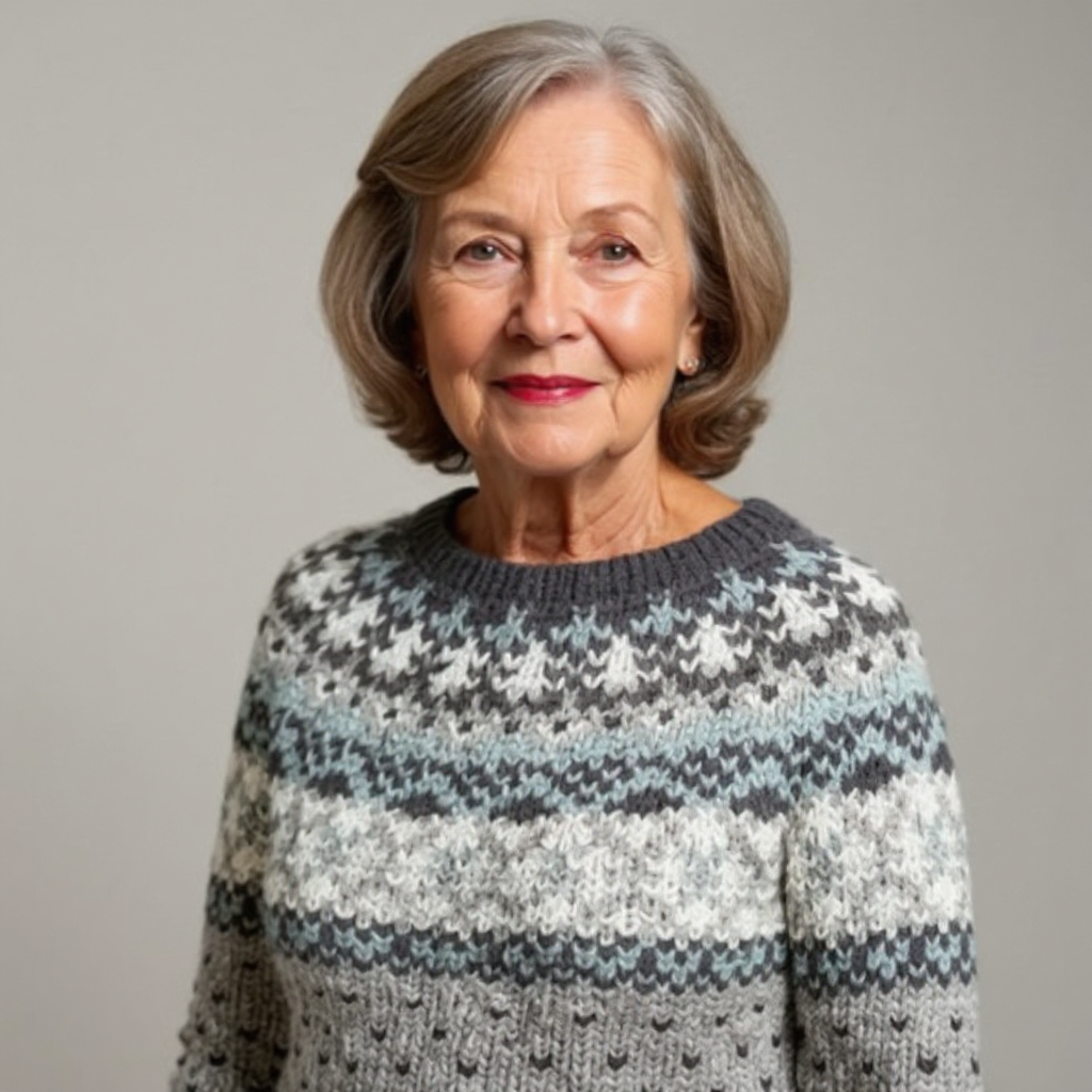 Textured Handmade Wool Sweater