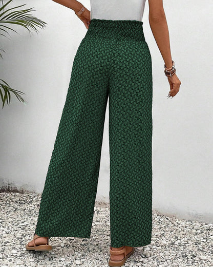 WOMEN'S WIDE-LEG TROUSERS
