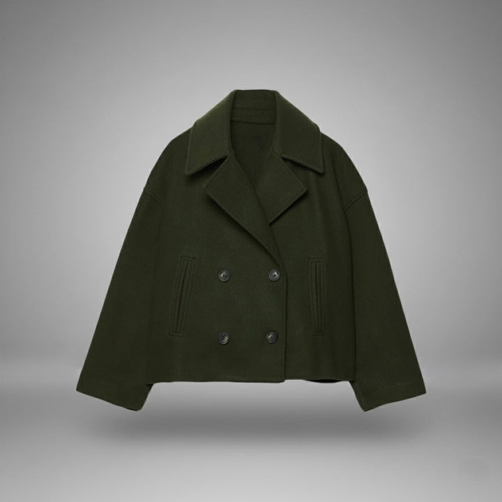 Classic Double Button Short Jacket for Women