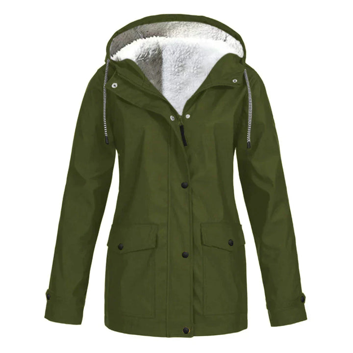 Women’s Winter Fur-Lined Parka Jacket