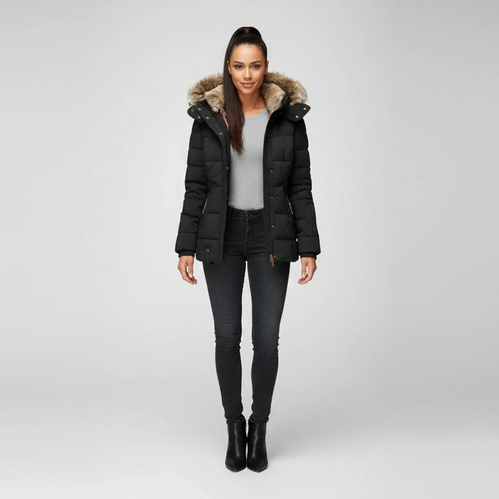 Women's Hooded Quilted Puffer Jacket