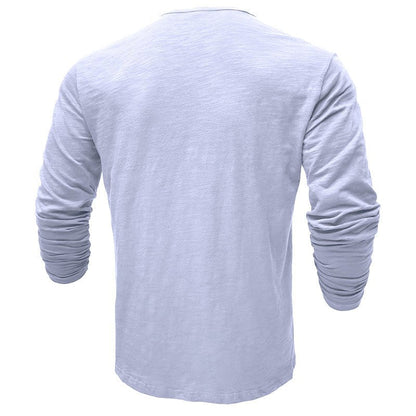 Men's Long-Sleeve Henley Shirt
