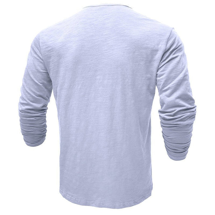 Men's Long-Sleeve Henley Shirt