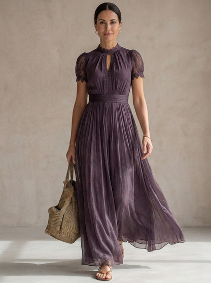 Julie | Long Chiffon Dress