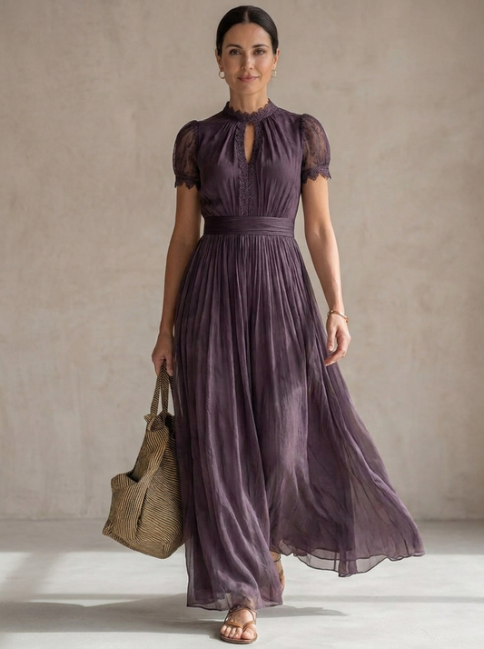Julie | Long Chiffon Dress