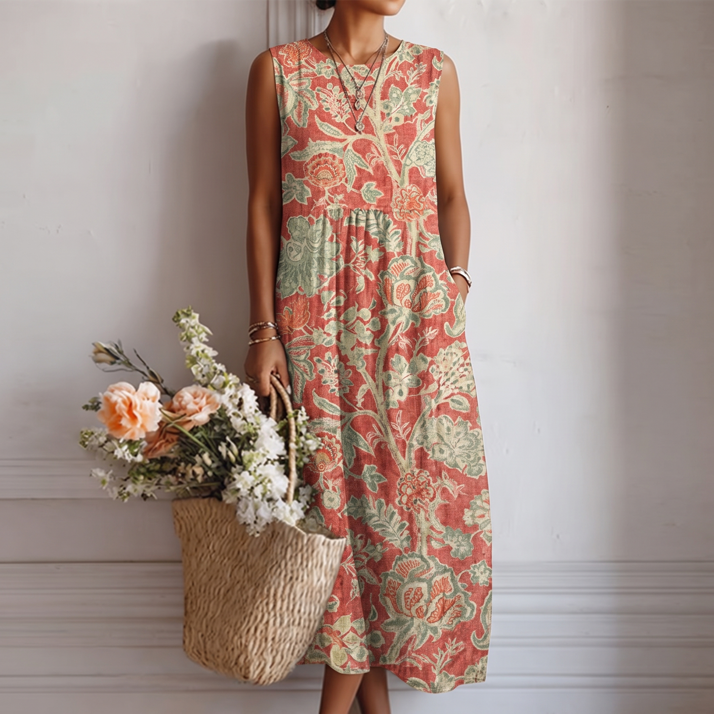 Raquel | Comfortable Everyday Midi Dress