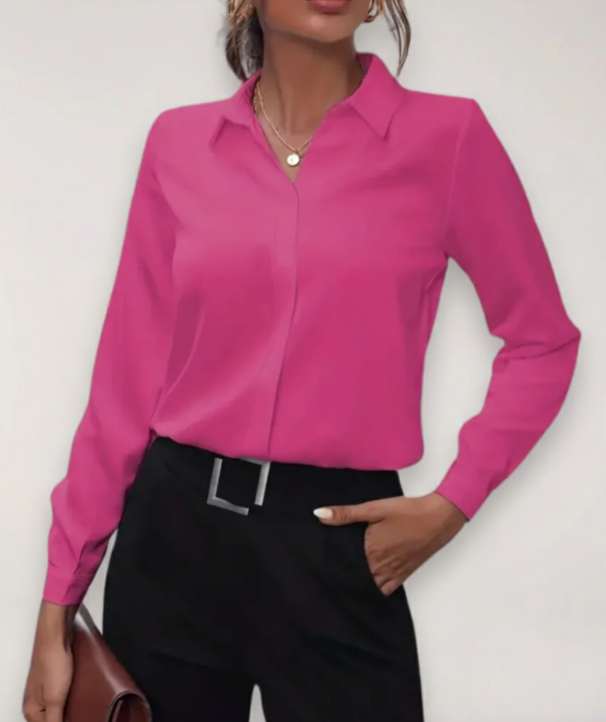 Women’s Spring Buttoned Office Blouse