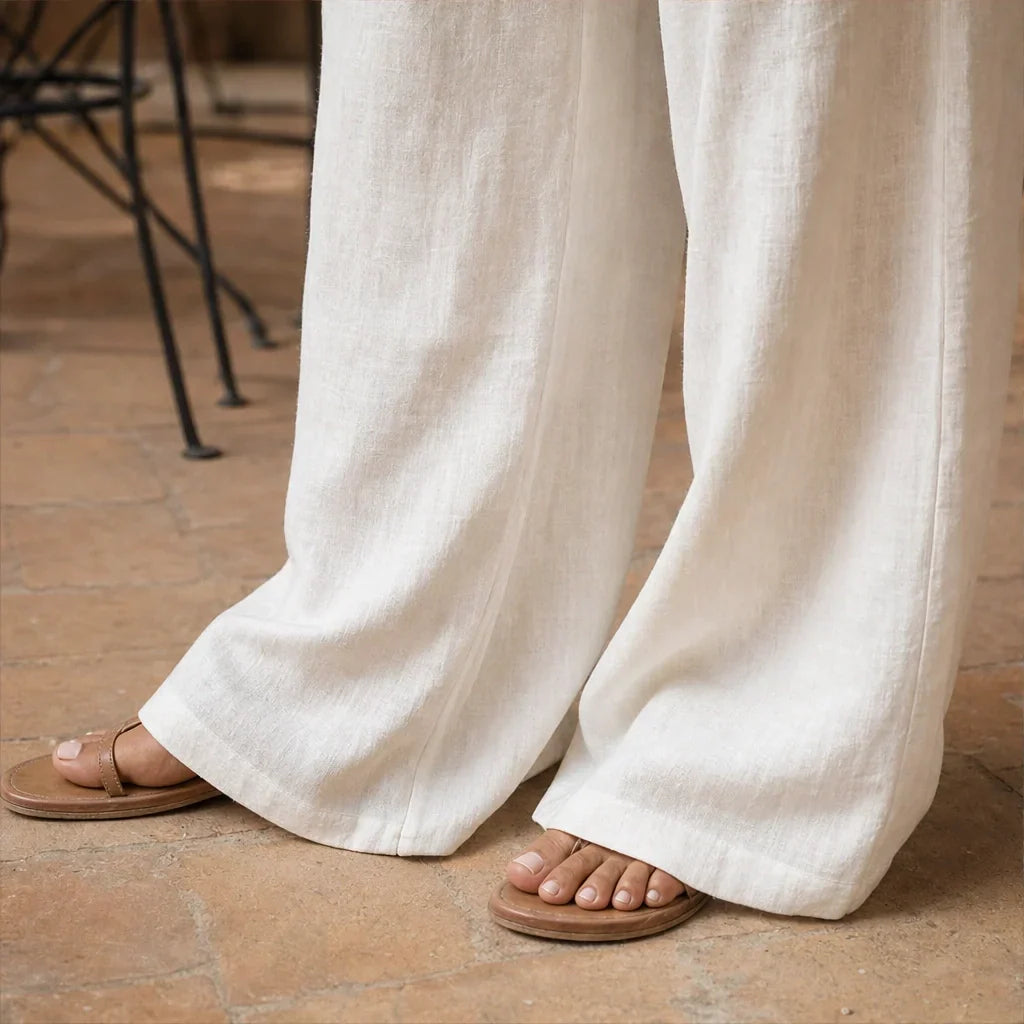 Ashmoore™ – Conjunto de Dos Piezas de Top de Manga Larga Holgado y Pantalones de Pernera Ancha + 50% de DESCUENTO