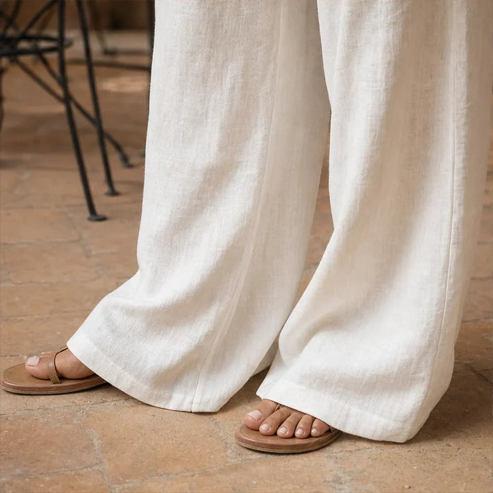 Ashmoore™ – Conjunto de Dos Piezas de Top de Manga Larga Holgado y Pantalones de Pernera Ancha + 50% de DESCUENTO