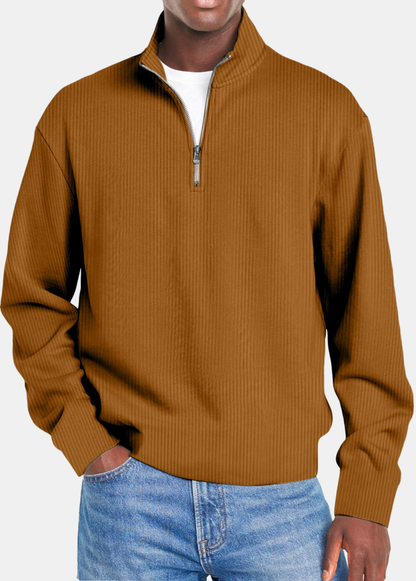 Waffle Half Zip Shirt