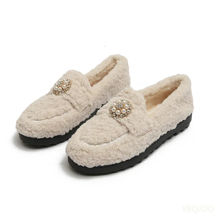 Mocasines Cozy Pearl sin cordones