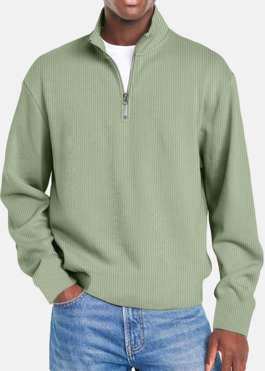 Waffle Half Zip Shirt