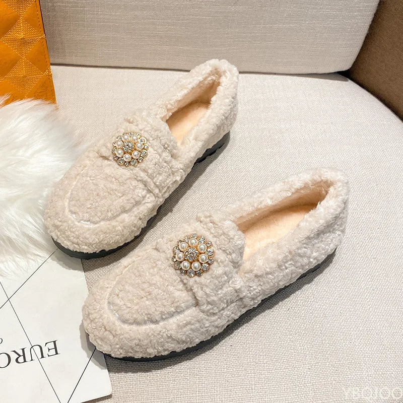 Mocasines Cozy Pearl sin cordones