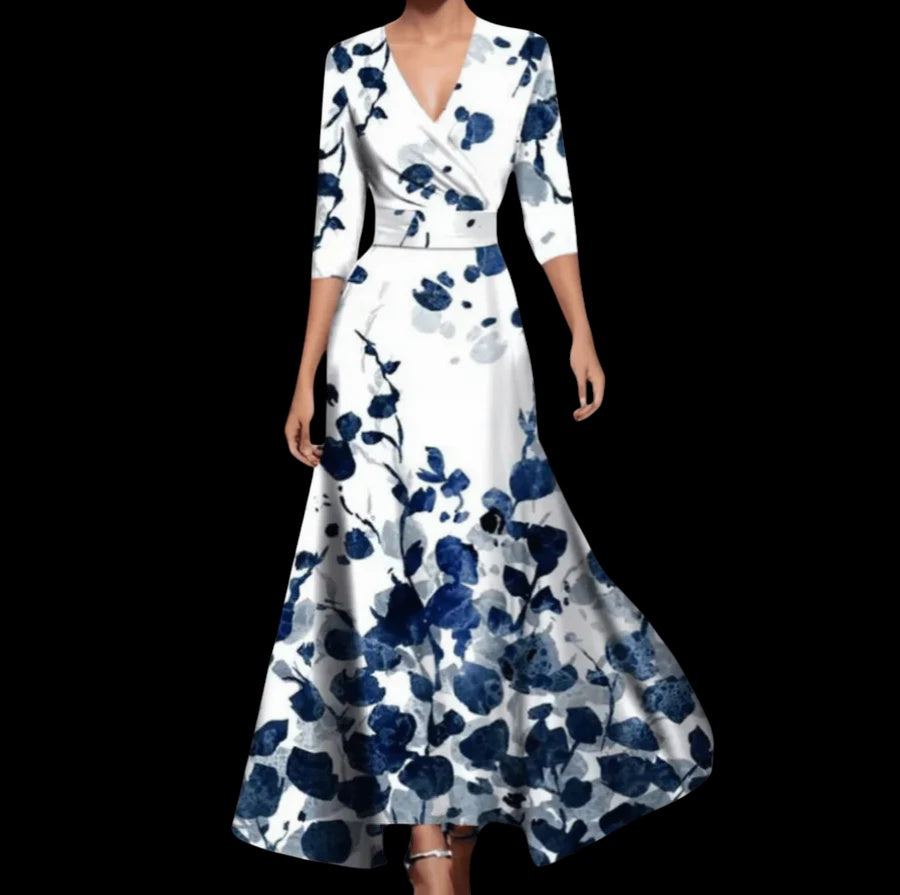 Aurora™ | Vestido Diario Cómodo con Cuello en V