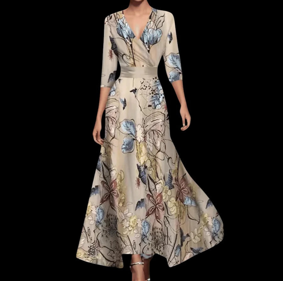 Aurora™ | Vestido Diario Cómodo con Cuello en V