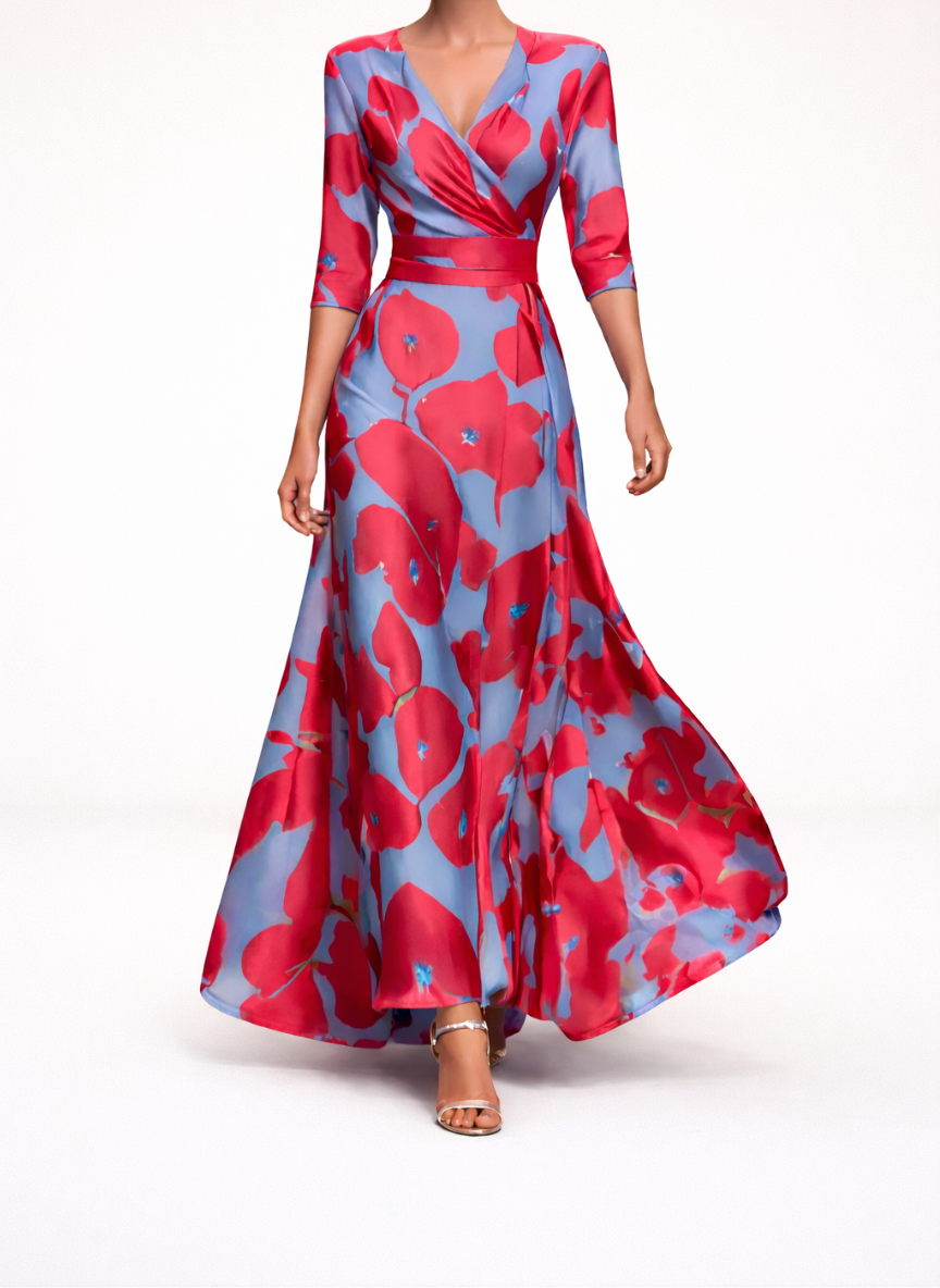 Aurora™ | Vestido Diario Cómodo con Cuello en V
