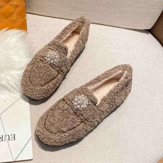 Mocasines Cozy Pearl sin cordones