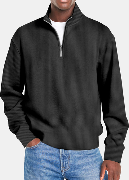 Waffle Half Zip Shirt