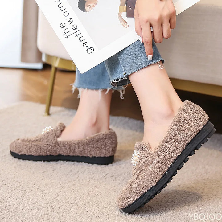 Mocasines Cozy Pearl sin cordones
