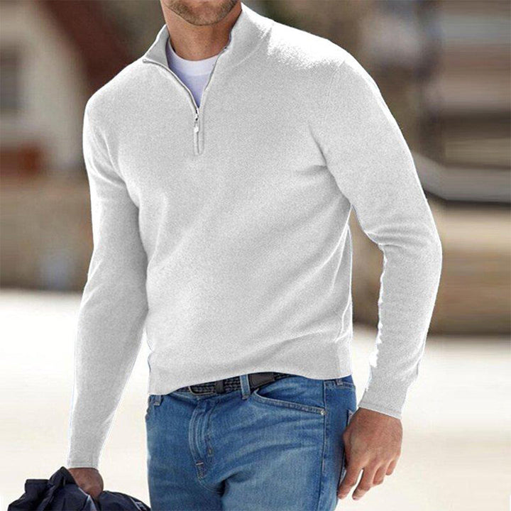 Men’s Winter Half-Zip Warm Jumper