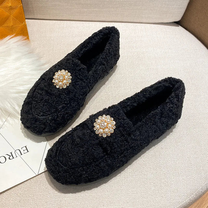 Mocasines Cozy Pearl sin cordones
