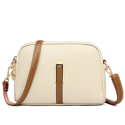 Embellished Mila Litchi Crossbody Bag