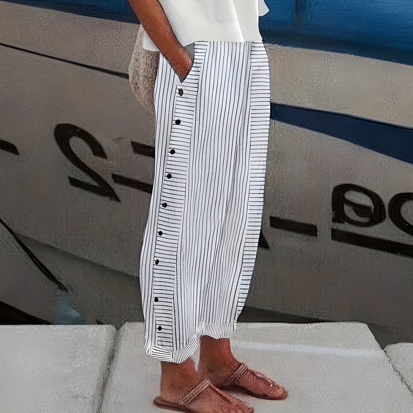 Stylish Summer Striped Pants