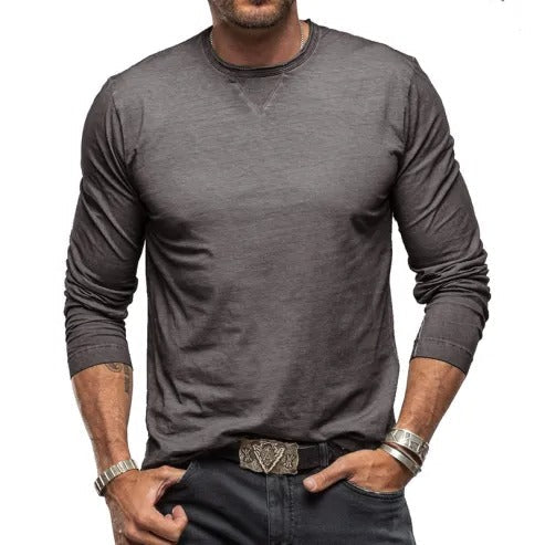 Camiseta Esencial de Cuello Redondo