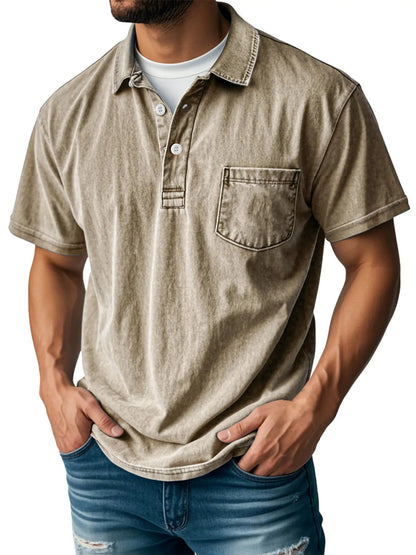 Stylish Short-Sleeve Polo Shirt