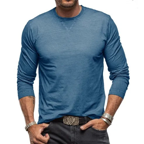 Camiseta Esencial de Cuello Redondo