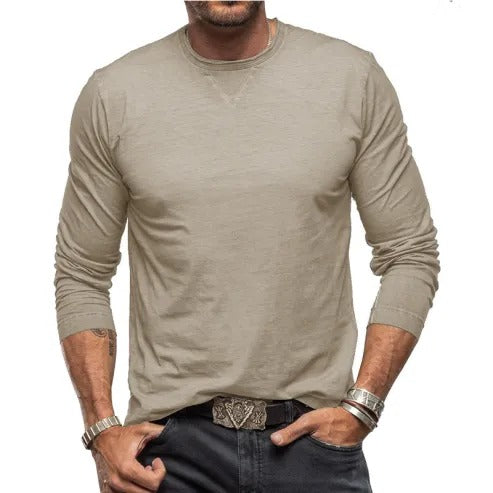 Camiseta Esencial de Cuello Redondo