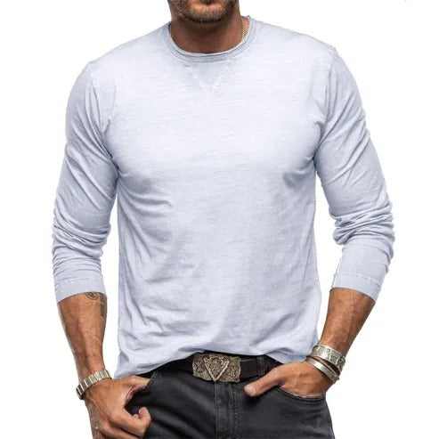 Camiseta Esencial de Cuello Redondo