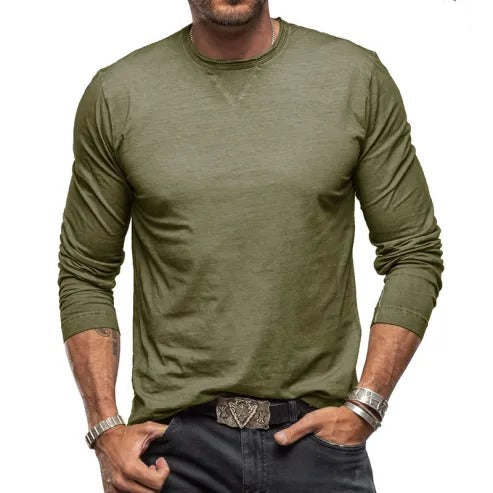 Camiseta Esencial de Cuello Redondo