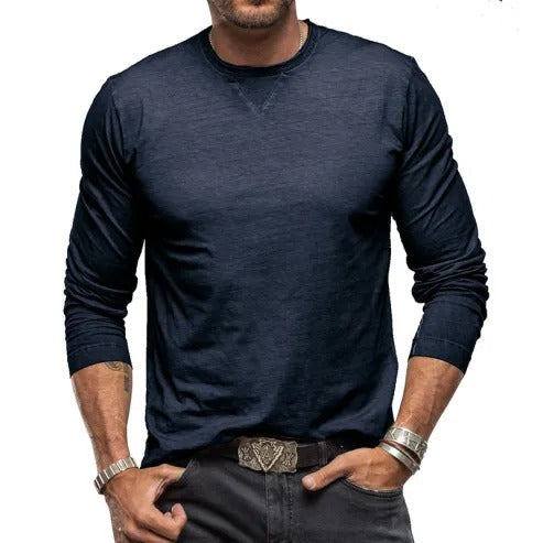 Camiseta Esencial de Cuello Redondo