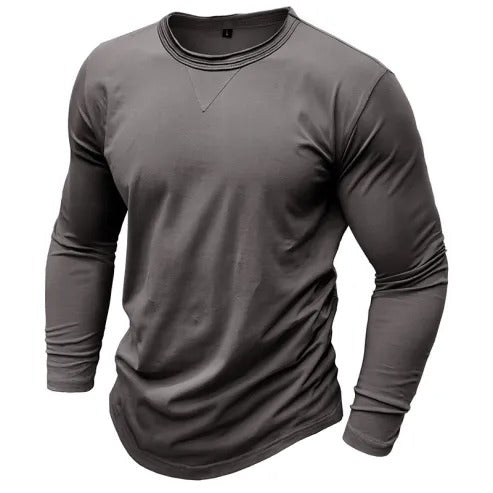 Camiseta Esencial de Cuello Redondo