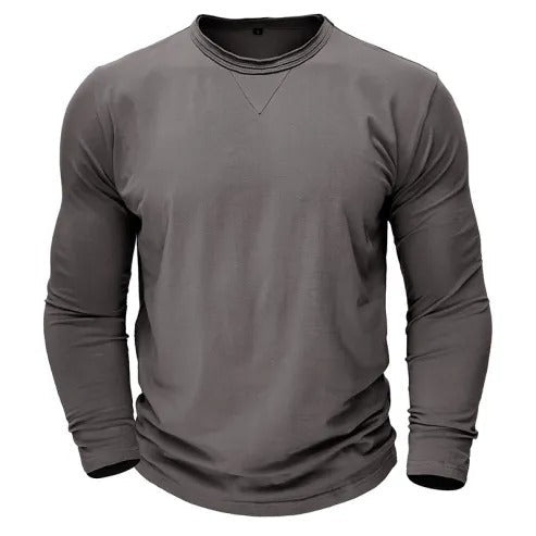 Camiseta Esencial de Cuello Redondo
