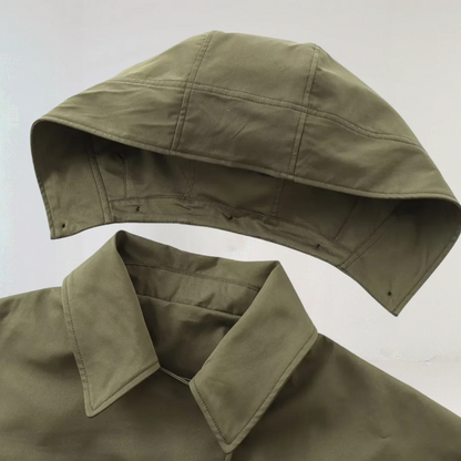 Chaqueta impermeable ligera informal para mujer