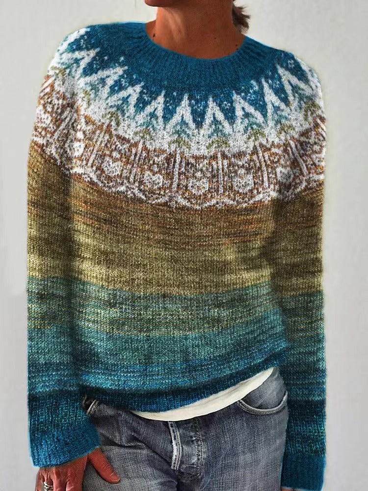 Winter Women Textured Style Sweater