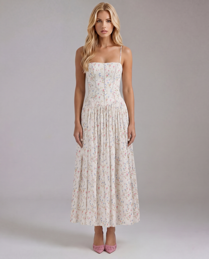 Cielle | Elegant Floral Midi Dress