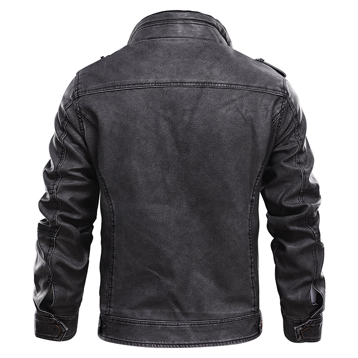 Chaqueta de cuero de primera calidad