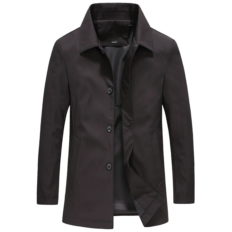 Classic Button Up Lightweight Jacket for Men