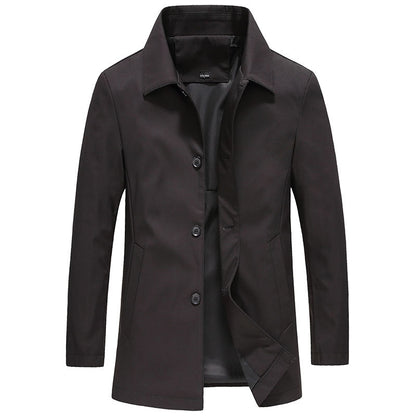 Classic Button Up Lightweight Jacket for Men