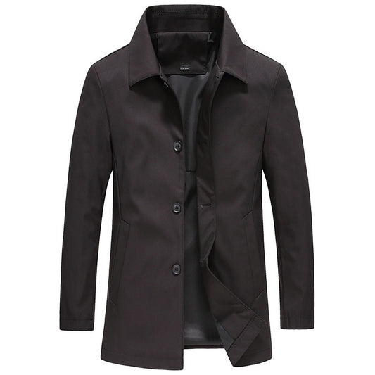 Classic Button Up Lightweight Jacket for Men