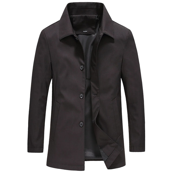 Classic Button Up Lightweight Jacket for Men