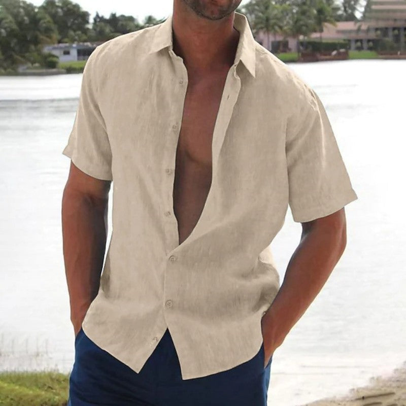 Camisa casual de manga corta