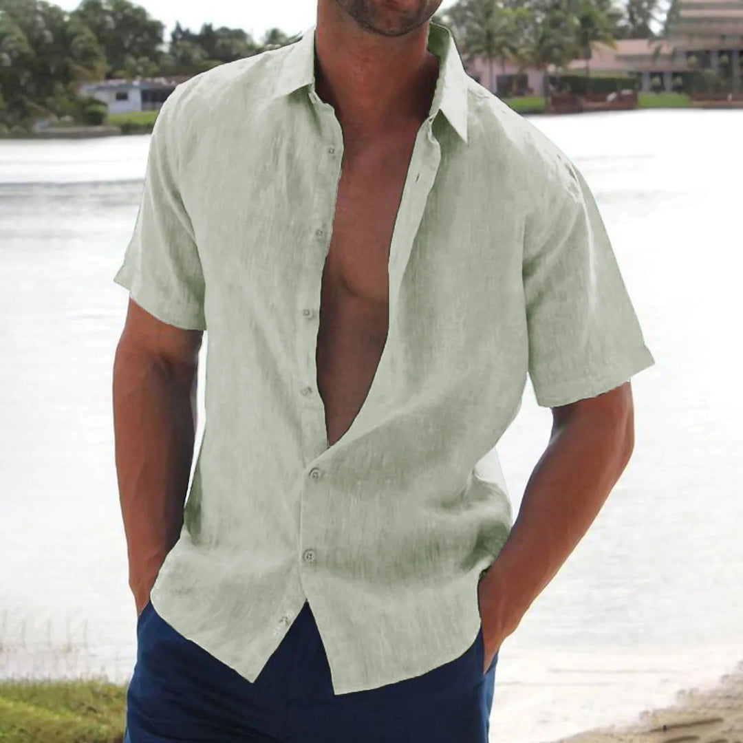 Camisa casual de manga corta