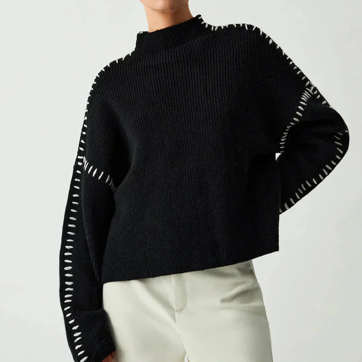 Minimalist Cozy Crewneck Sweater