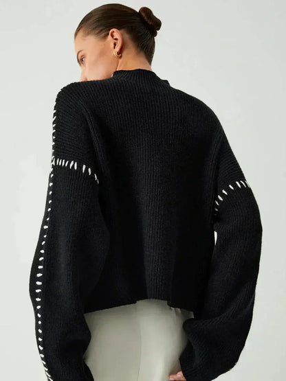 Minimalist Cozy Crewneck Sweater