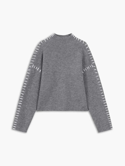 Minimalist Cozy Crewneck Sweater