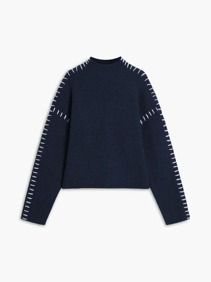 Minimalist Cozy Crewneck Sweater